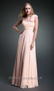 Flowered Long Or Short Prom/Bridesmaid Dress VPBN900(right)